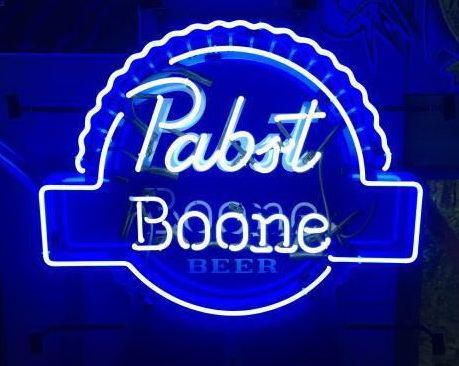 Pabst Boone Neon Sign Real Neon